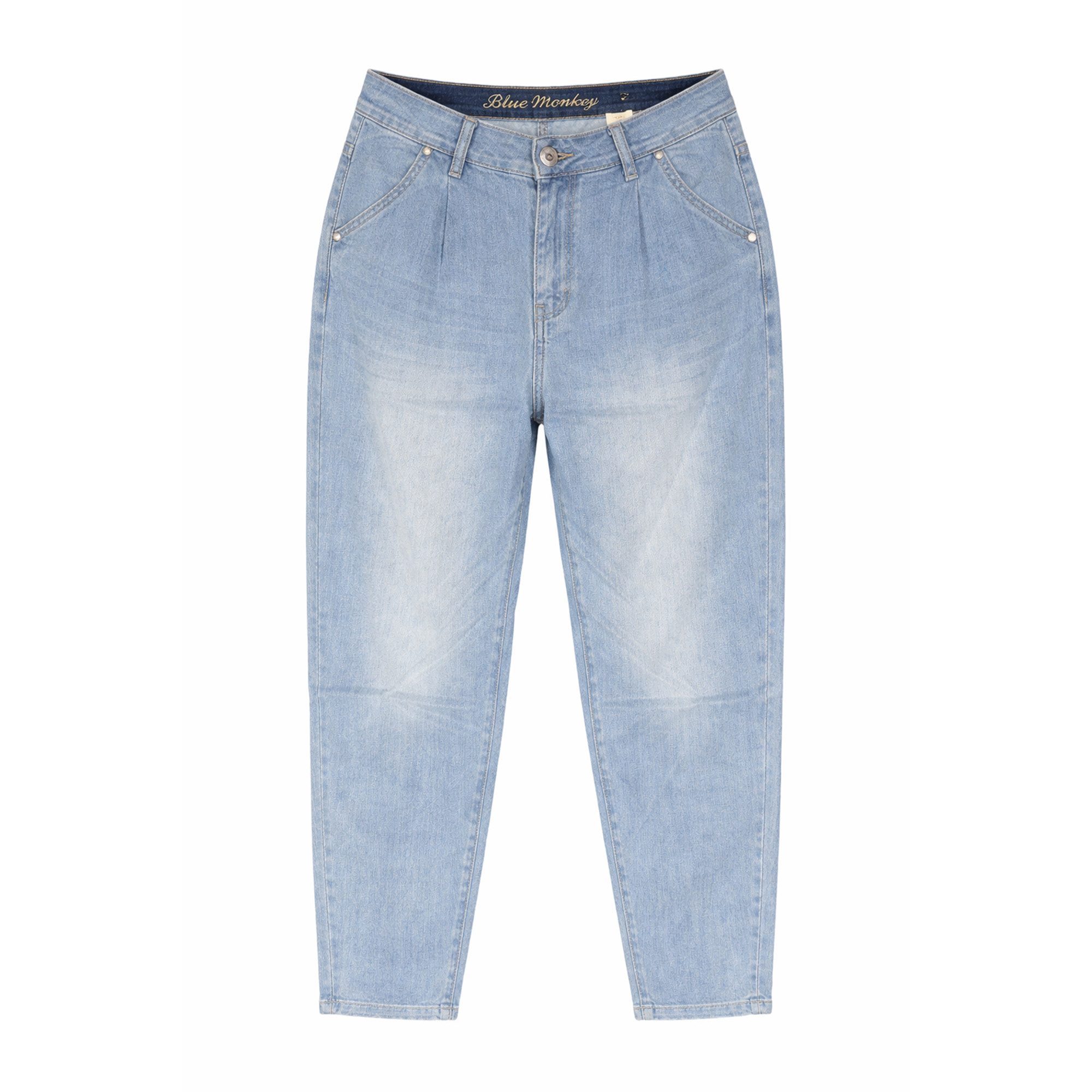 Blue Monkey 5-Pocket-Jeans Cropped Balloon Fit 57Ashley