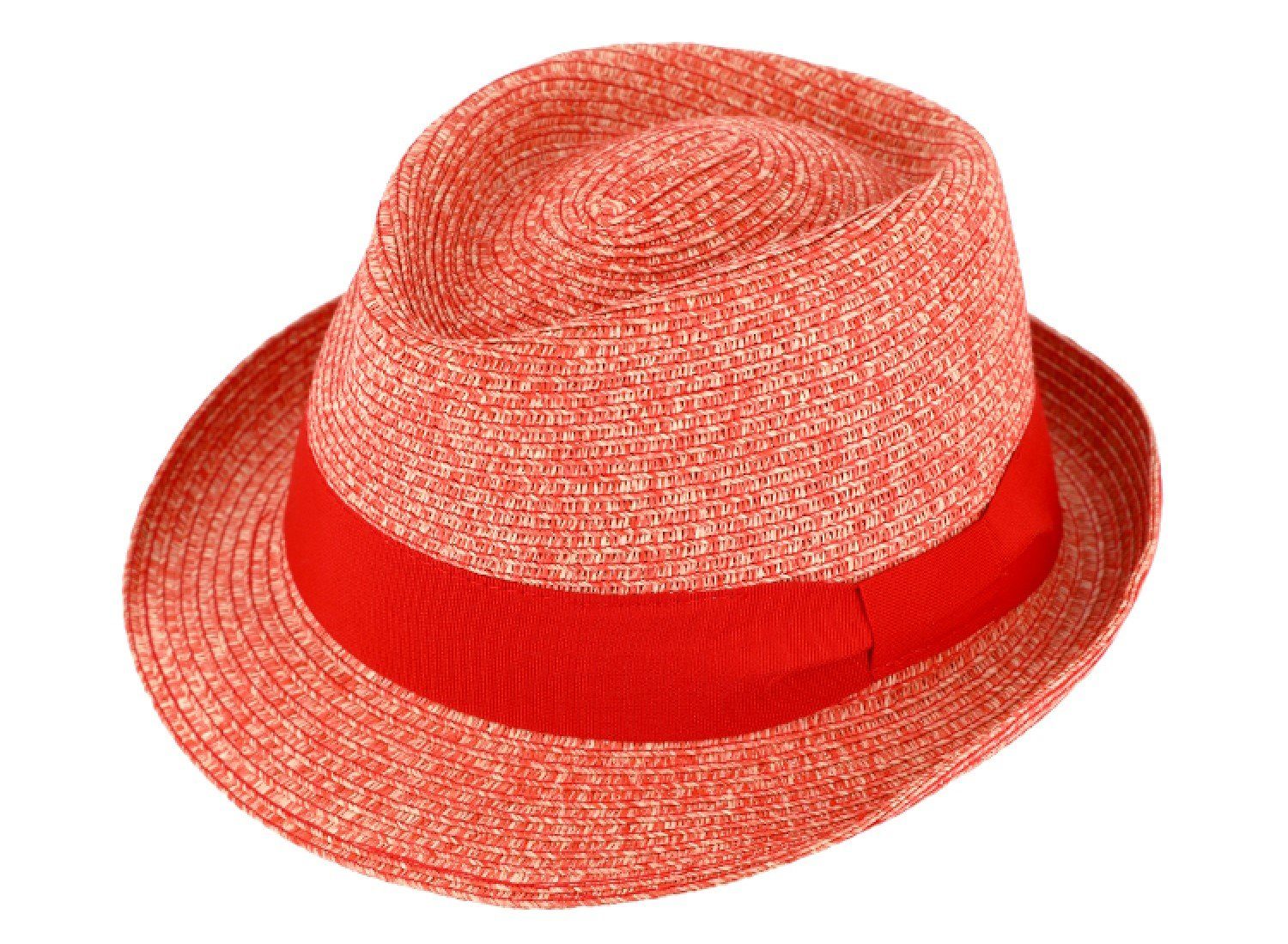 Fiebig Strohhut knautschbarer Trilby modisch meliert günstig online kaufen