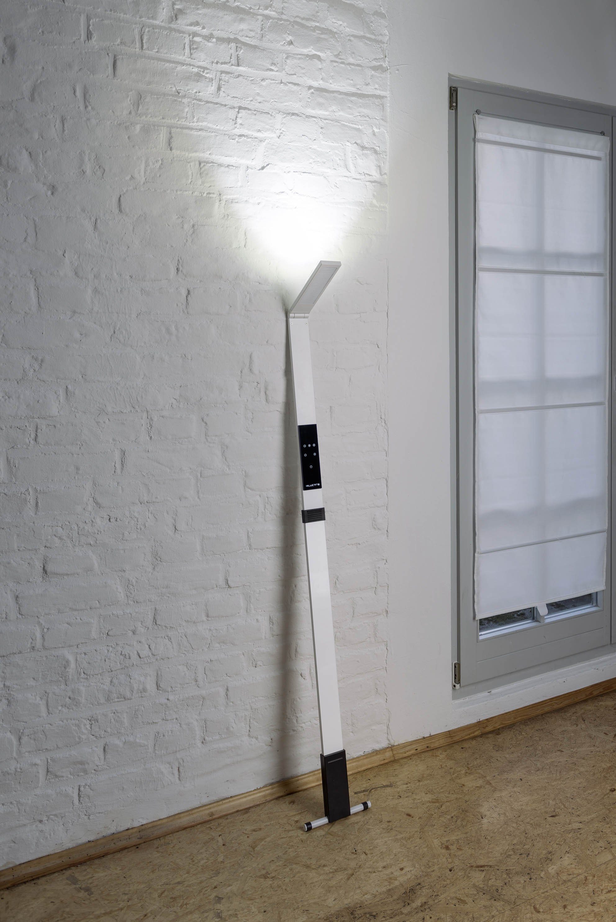 LUCTRA Stehlampe FLEX, für weiß Flex 25 dimmbar, Laufzeit Stunden Luctra Stehlampe Design Akku LED