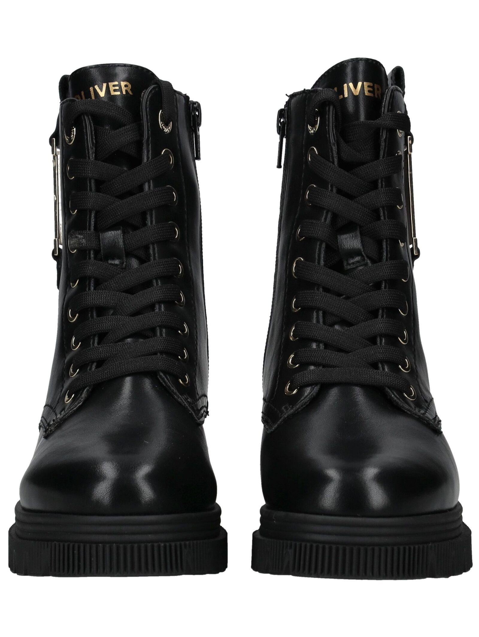 s.Oliver Stiefelette Lederimitat . Schnürstiefelette