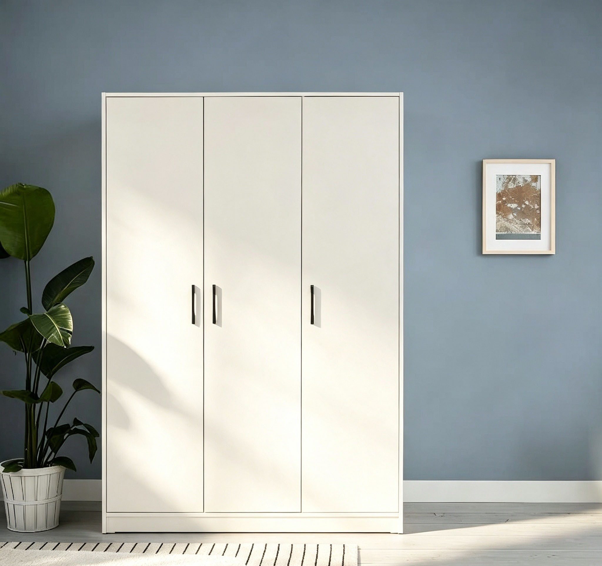 OTTO home Kleiderschrank Hamburg Schlafzimmer Schrank (stabile robuste Bauweise mit optimaler Aufteilung) Schlafzimmerschrank klassisches Design Garderobe Schrank Bestseller