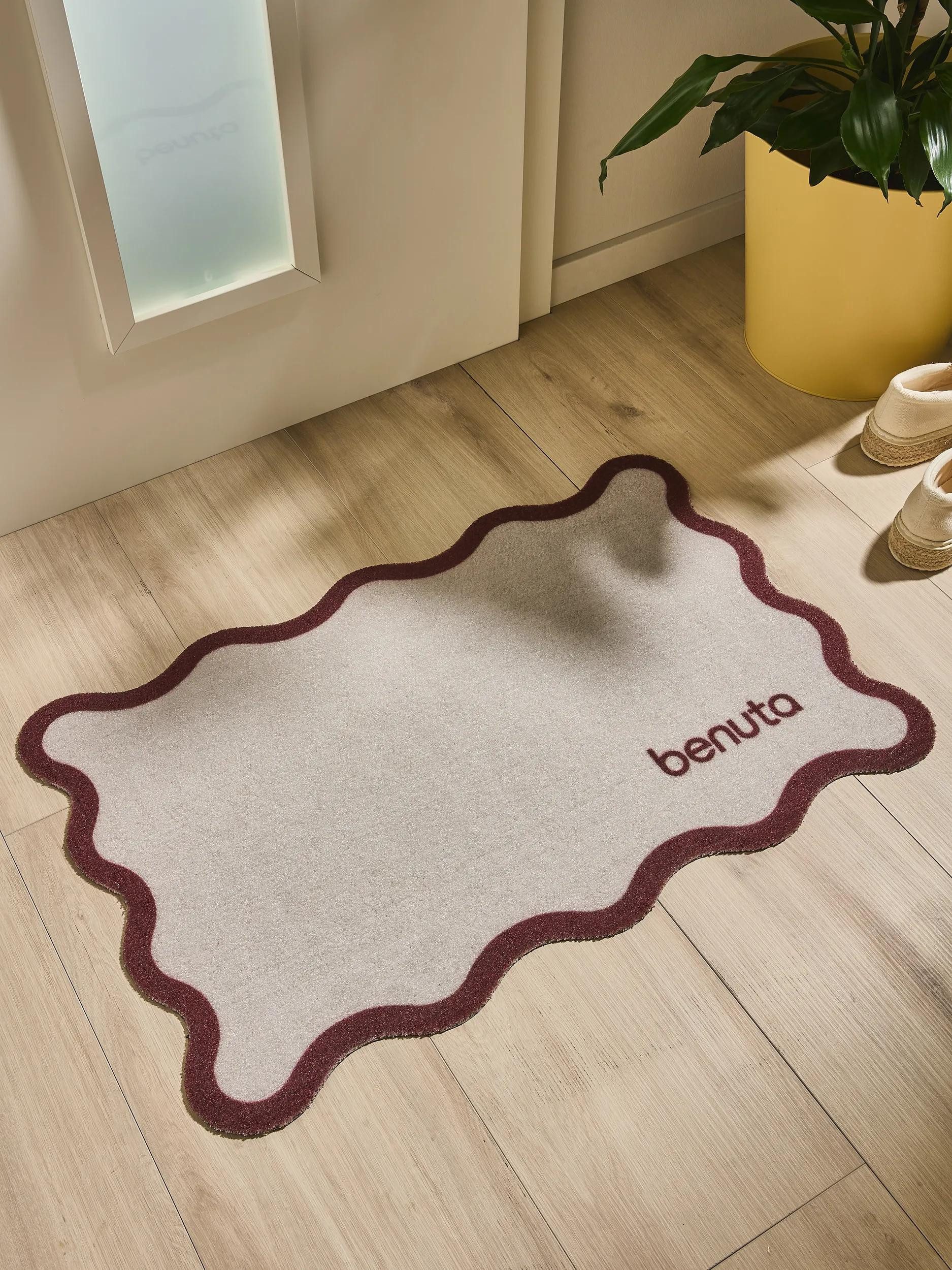 benuta Fußmatte Curl, rechteckig, Höhe: 5 mm, Kunstfaser, Berber, Ethno-Style, Wohnzimmer