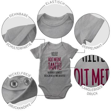 Shirtracer Shirtbody Hilfe Holt Meine Tante Sprüche Baby