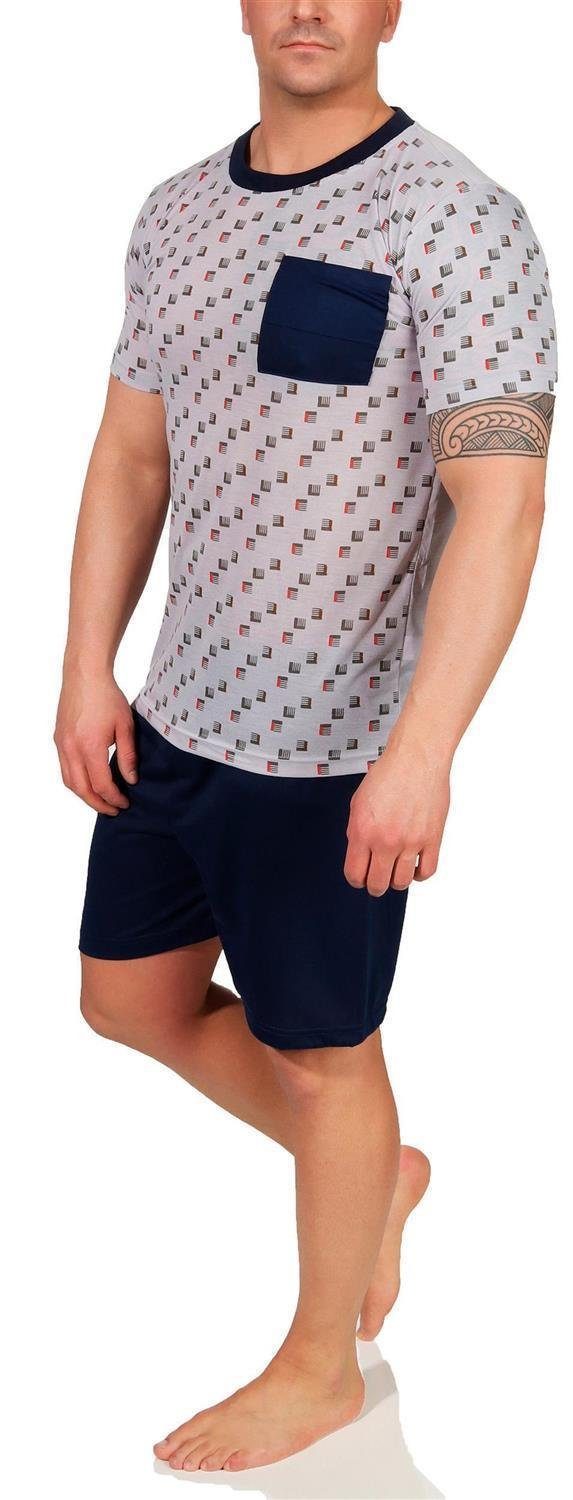EloModa Capri-Pyjama Herren Pyjama Set Short günstig online kaufen