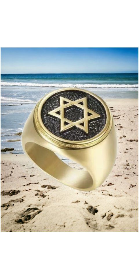Karisma Schmuck Fingerring Herrenring Edelstahl Emailliert günstig online kaufen