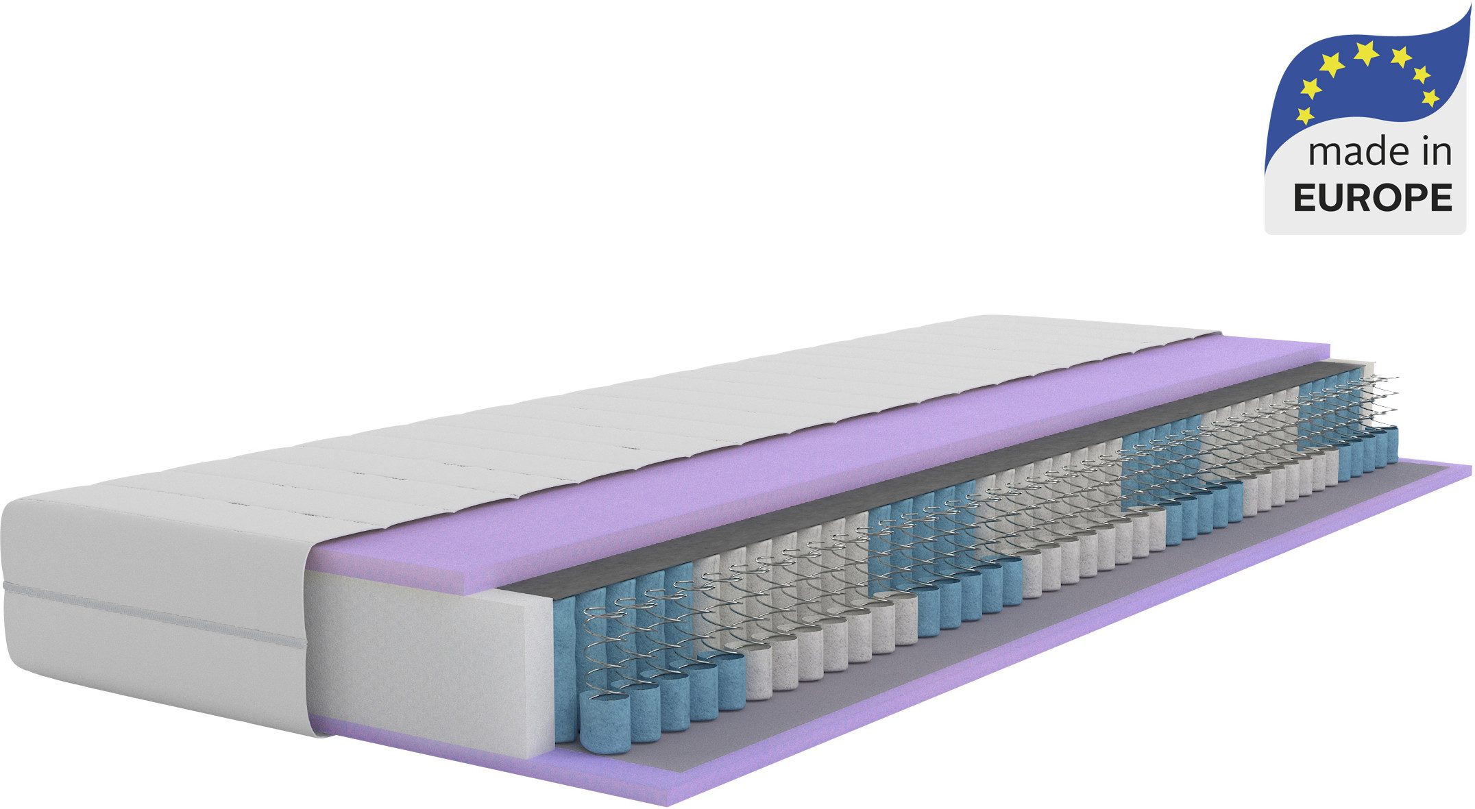 Taschenfederkernmatratze NEUHEIT: Sonet 20, 7 Zonen Matratze 90x200 cm, 140 günstig online kaufen