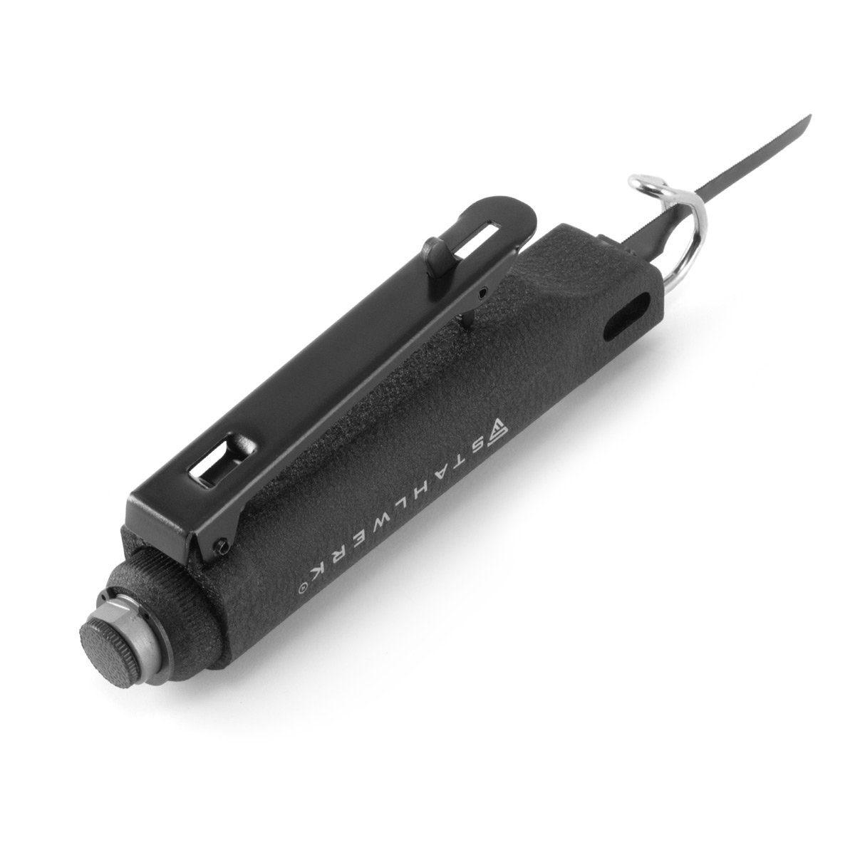 STAHLWERK Druckluftwerkzeug Druckluftstichsäge bis zu 9.000 Hübe/min, (Paket, 5-tlg., Einzelgerät), zum Schneiden von Holz, Metall, Karosserieblechen