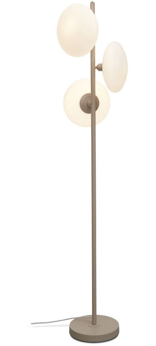 it's About RoMi Stehlampe SAPPORO, LED wechselbar, Warmweiß, Milchglass