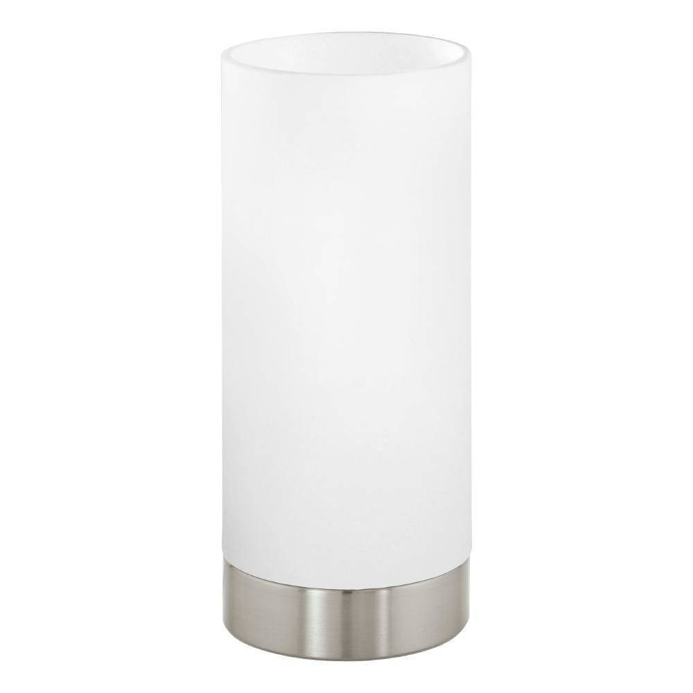 EGLO Tischleuchte DAMASCO 1 Tischlampe, exkl.Leuchtmittel, Schalter am Kabel, Ein-/Ausschalter, ohne Leuchtmittel, Leuchtmittel wechselbar, Nachttischlampe, Schreibtisch, Büro, elegant und zeitlos, 21,5x10cm