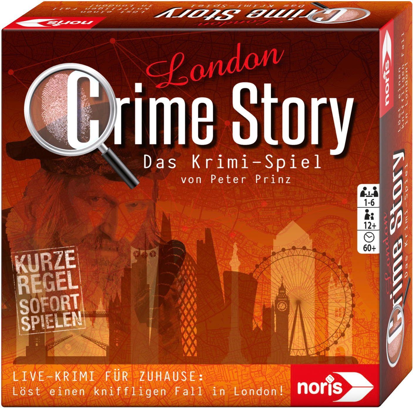 Noris Spiel, Familienspiel Detektivspiel Crime Story - London 606201970