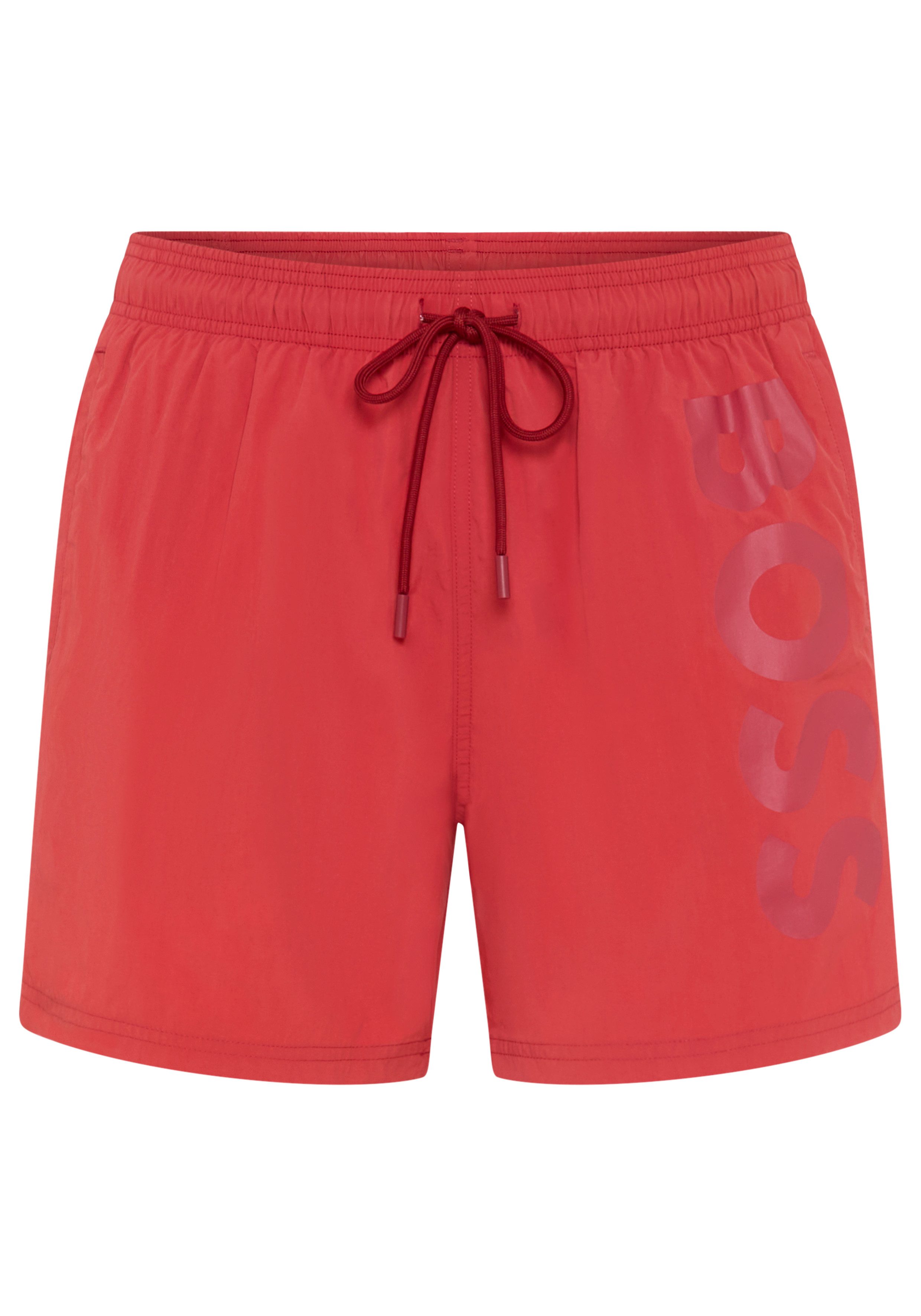 BOSS Badeshorts Octopus Mit BOSS Logoschriftzug, elastischer Taillenbund mit Kordel