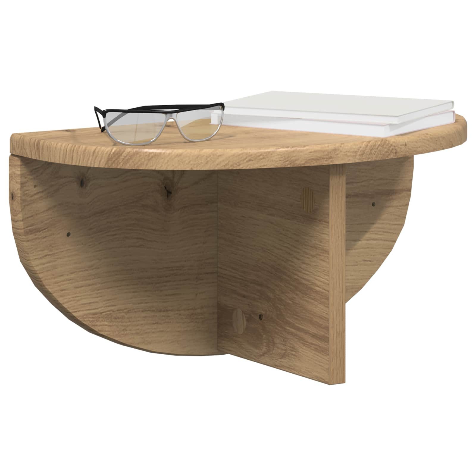 vidaXL Regal Wandregal Artisan-Eiche 38 x 19 x 19 cm Holzwerkstoff, 1-tlg. günstig online kaufen