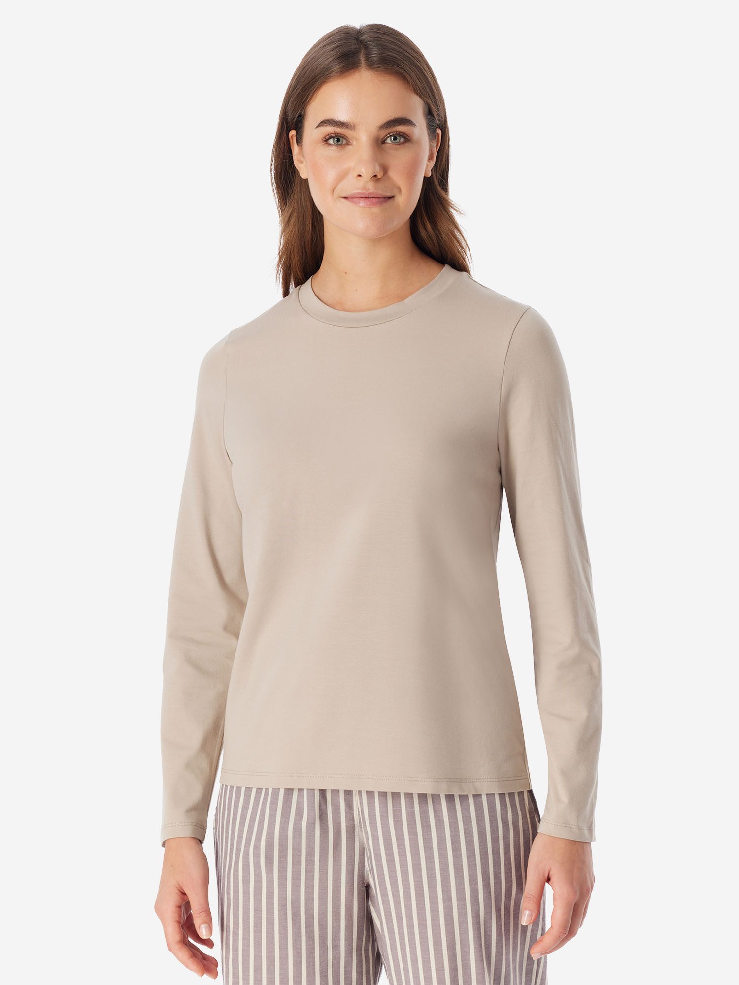 Schiesser Pyjamaoberteil Mix Relax Schlafshirt, Pyjama Shirt, Nachtshirt