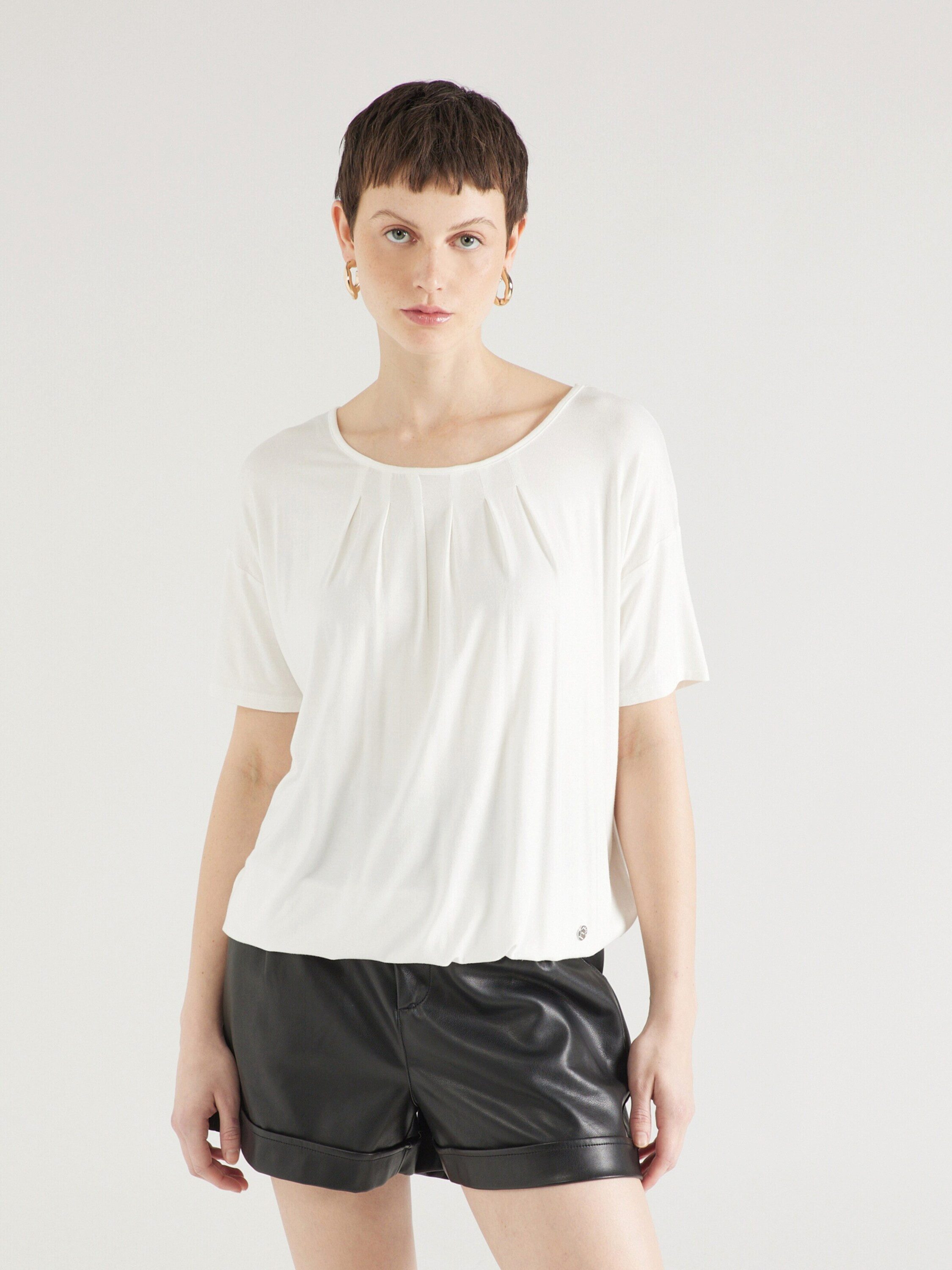 ZABAIONE T-Shirt Ma44na (1-tlg) Drapiert/gerafft