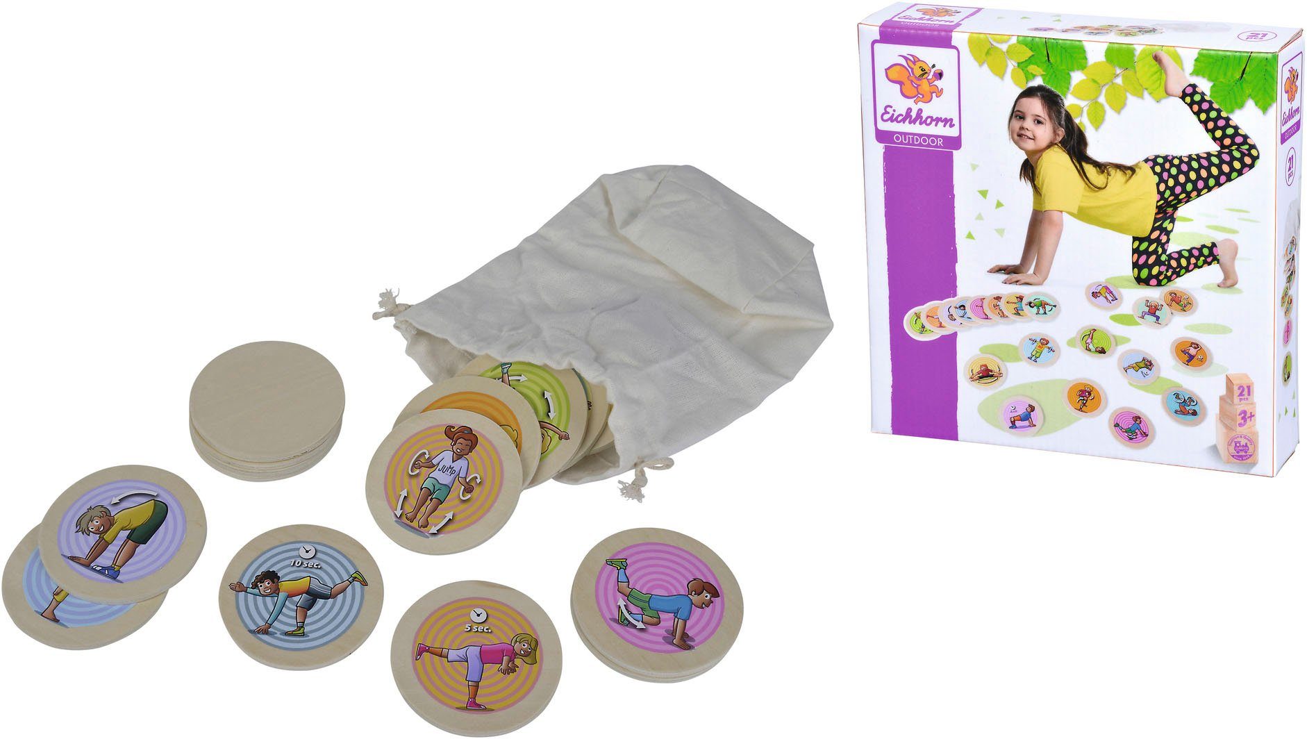 Eichhorn Spiel Outdoor, Bewegungsspiel, Bewegungsspiel