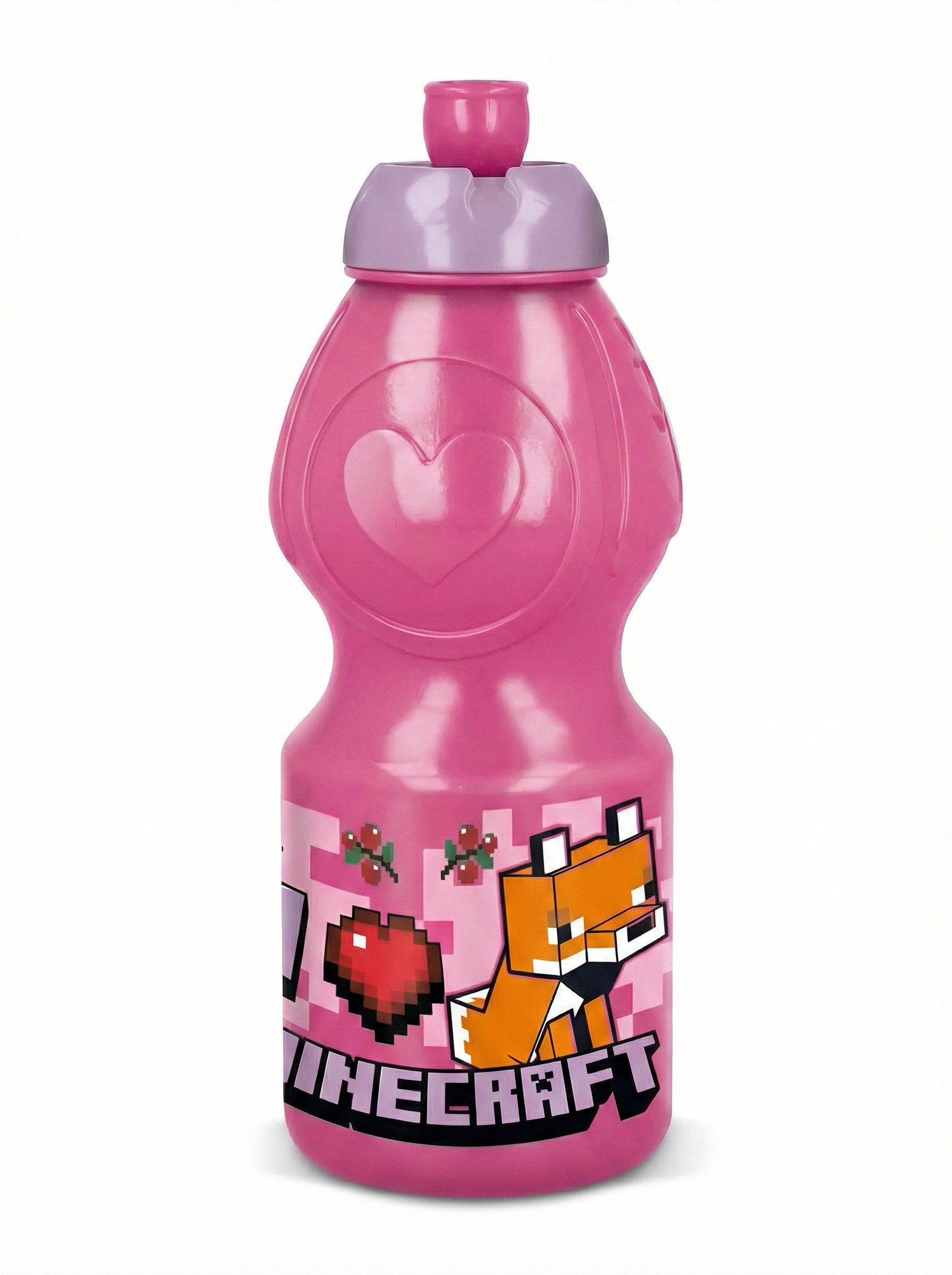 Minecraft Lunchbox Minecraft Gamer Panda Kinder 2 tlg. Set Brotdose Trinkflasche 400 ml, (2-tlg., Spar-Set)
