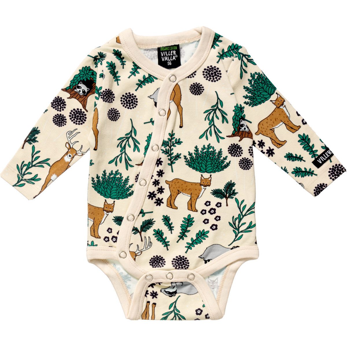 Villervalla Langarmbody Winter Forest Unisex Kinder (1-tlg) Langarm Einteiler, Body, Longsleeve-Body, Bodysuit, Stretchbody
