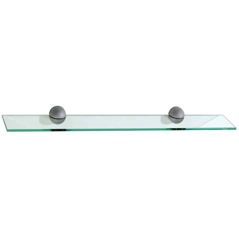 Lomadox Ablageelement NEMI-66, Badezimmer Regal Glas Ablage 72x0,8x10 cm