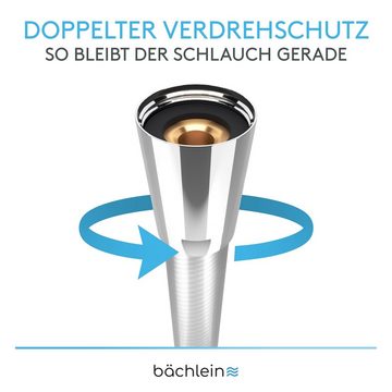 Bächlein Brauseschlauch Brauseschlauch, knick- und abriebfest, Endstücke aus trinkwassergeprüftem Messing, hergestellt in Deutschland