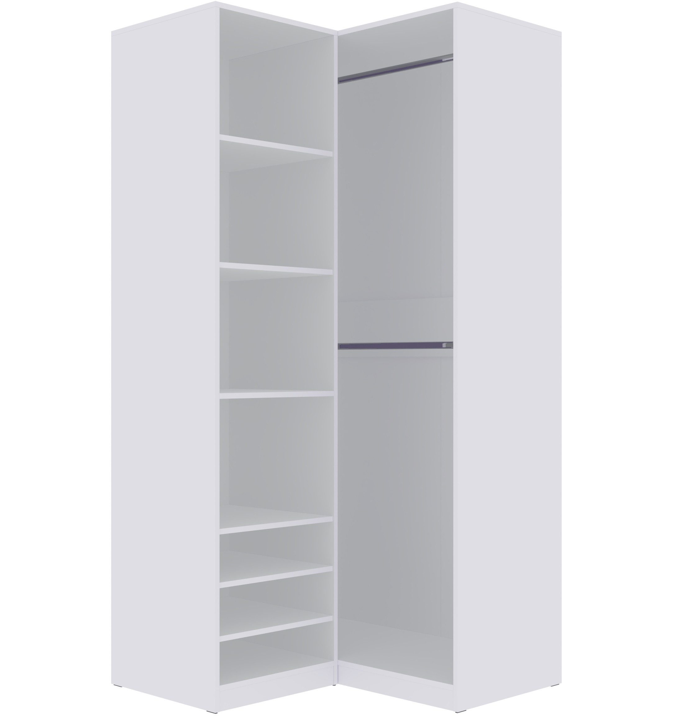 Marmex Möbel Garderobenschrank TRES N/B Garderobenschrank offener Kleidersc günstig online kaufen