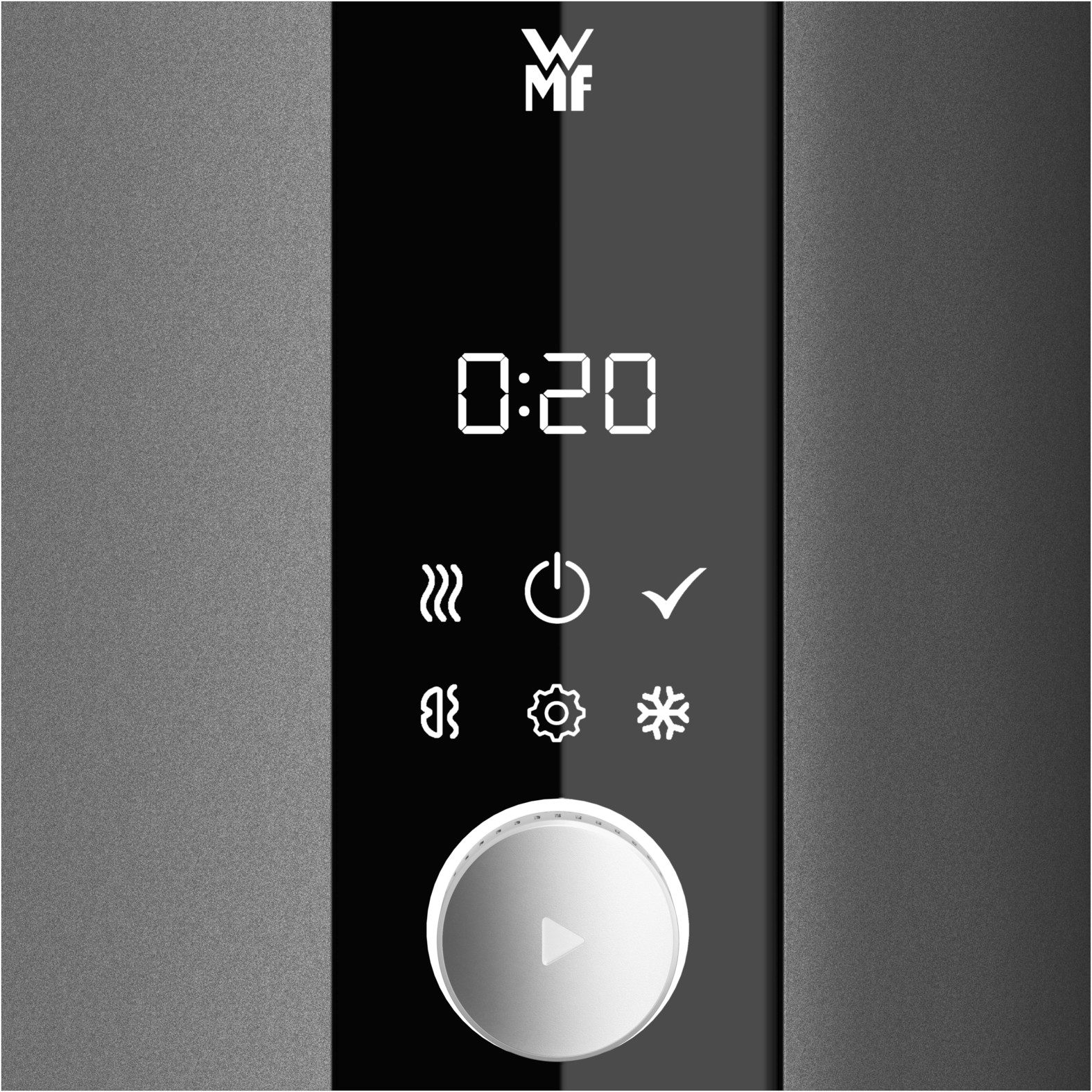 WMF Thermobecher und Hochleistungsmixer Set 2-teilig Master Series, 2 Scheiben, XXL-Toast, Standmixer mit Mixbehälter 1,75l