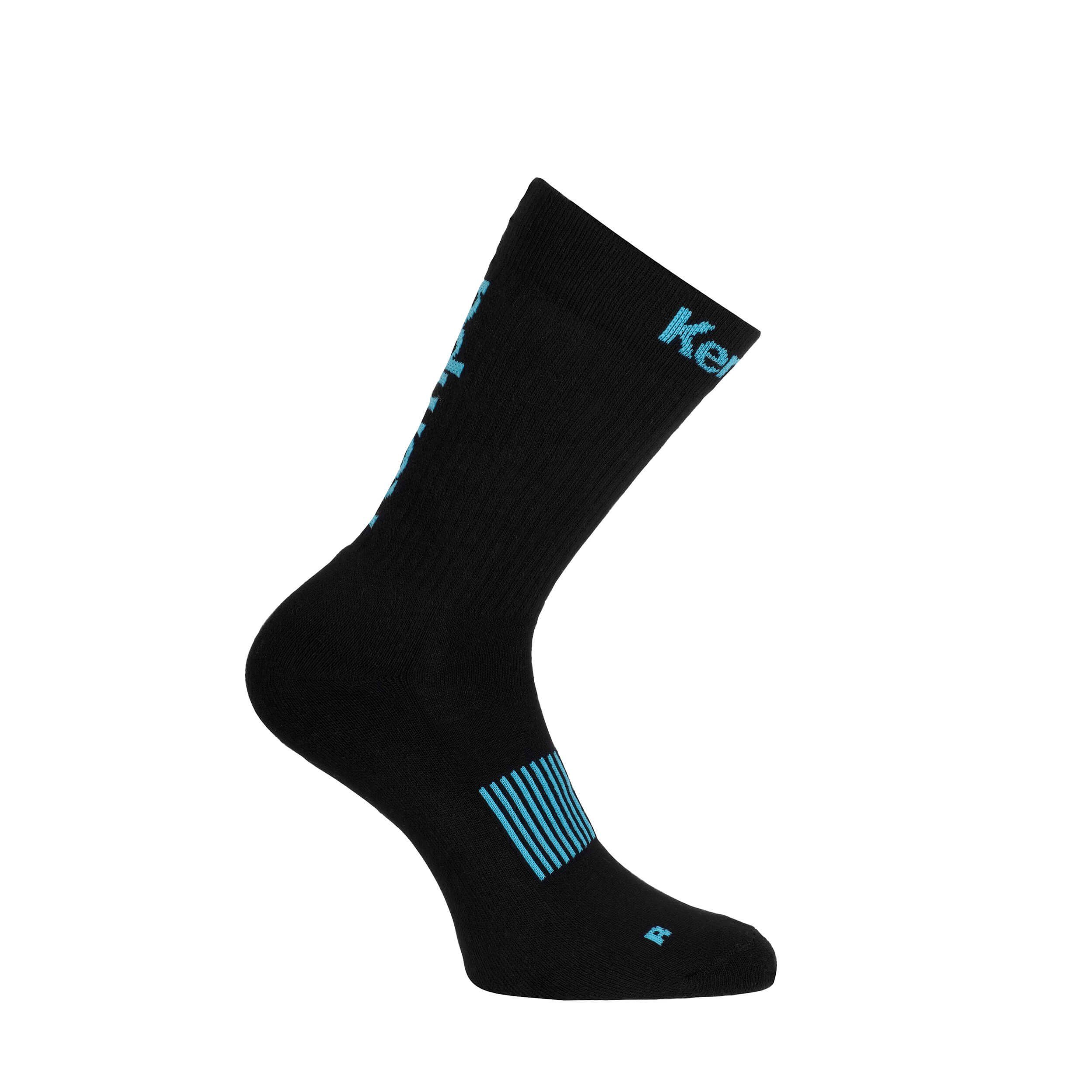 Kempa Fußball Stutzenstrümpfe Kempa schwarz/aqua CLASSIC Socken/Stutzen LOGO