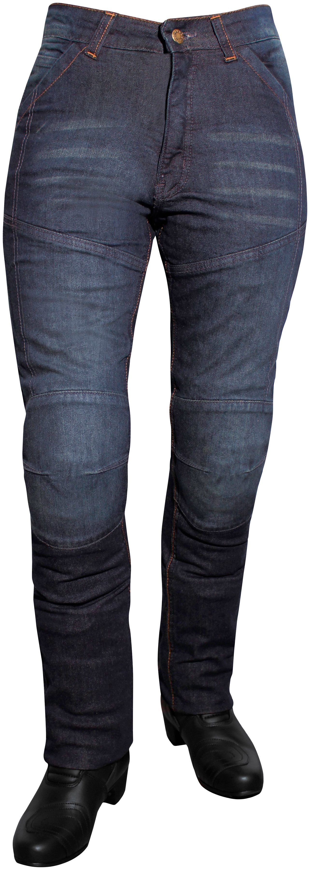 roleff Motorradhose Aramid Damen-Motorradjeans mit Knie- und Hüftpolsterung günstig online kaufen