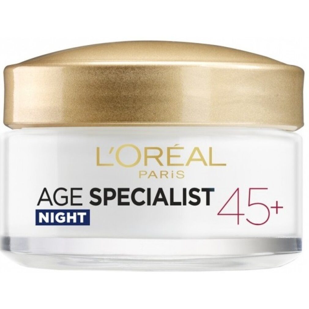 L'Oreal Deutschland Уход за лицом Nachtfaltencreme Spezialist Alter 45+ 50 ml