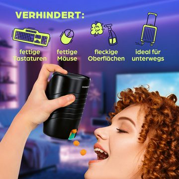 GOURMETmaxx Becher, keine klebrigen Finger, Controller oder Tastaturen mehr beim Zocken