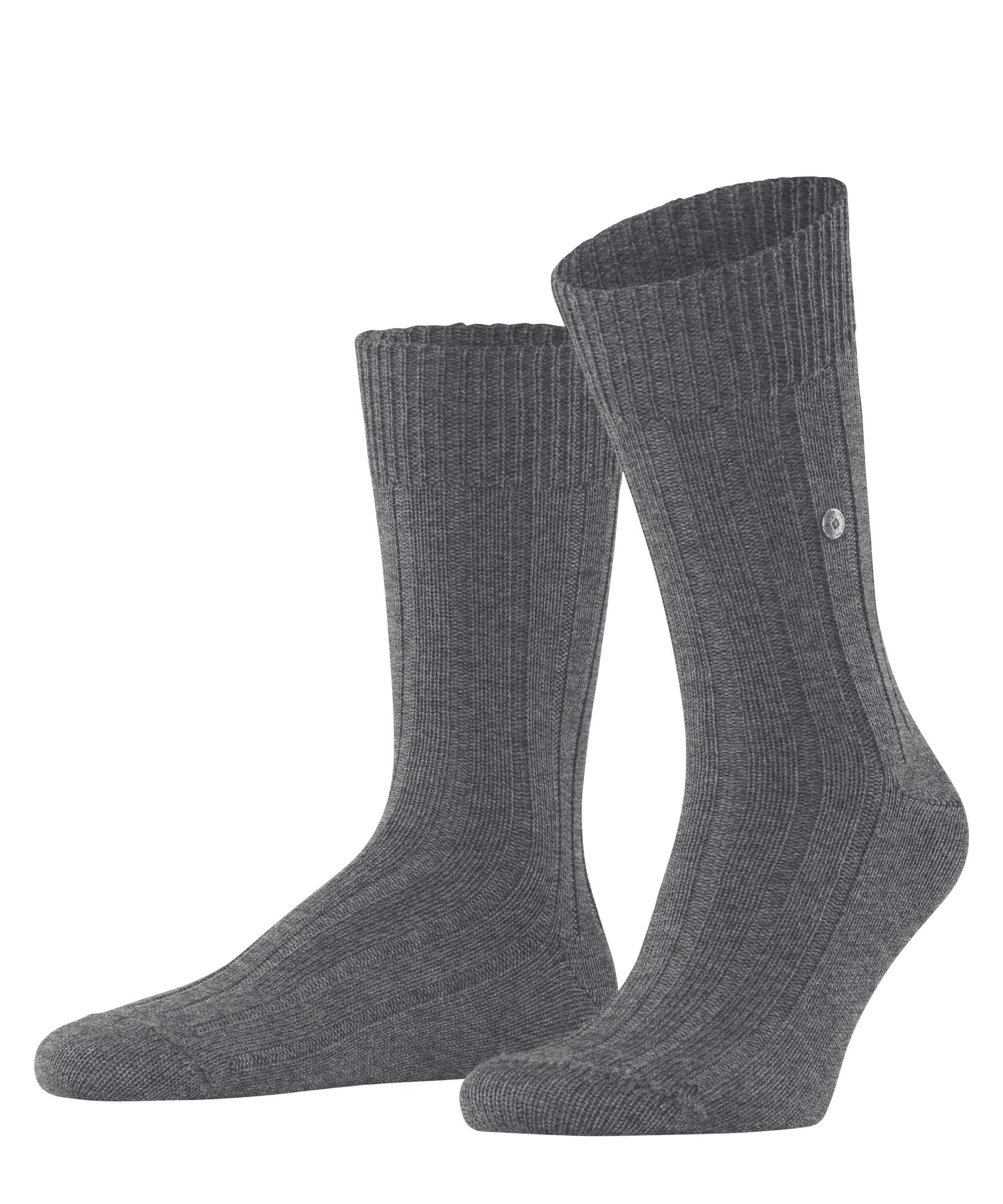 Burlington Socken Dover wärmend, Einheitsgröße 40-46, unifarben, Grobstrick-Optik