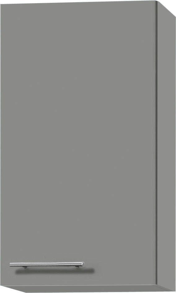 OPTIFIT Hängeschrank Bern Breite 40 cm, 70 cm hoch, mit 1 Tür, mit Metallgriff basaltgrau/basaltgrau | basaltgrau
