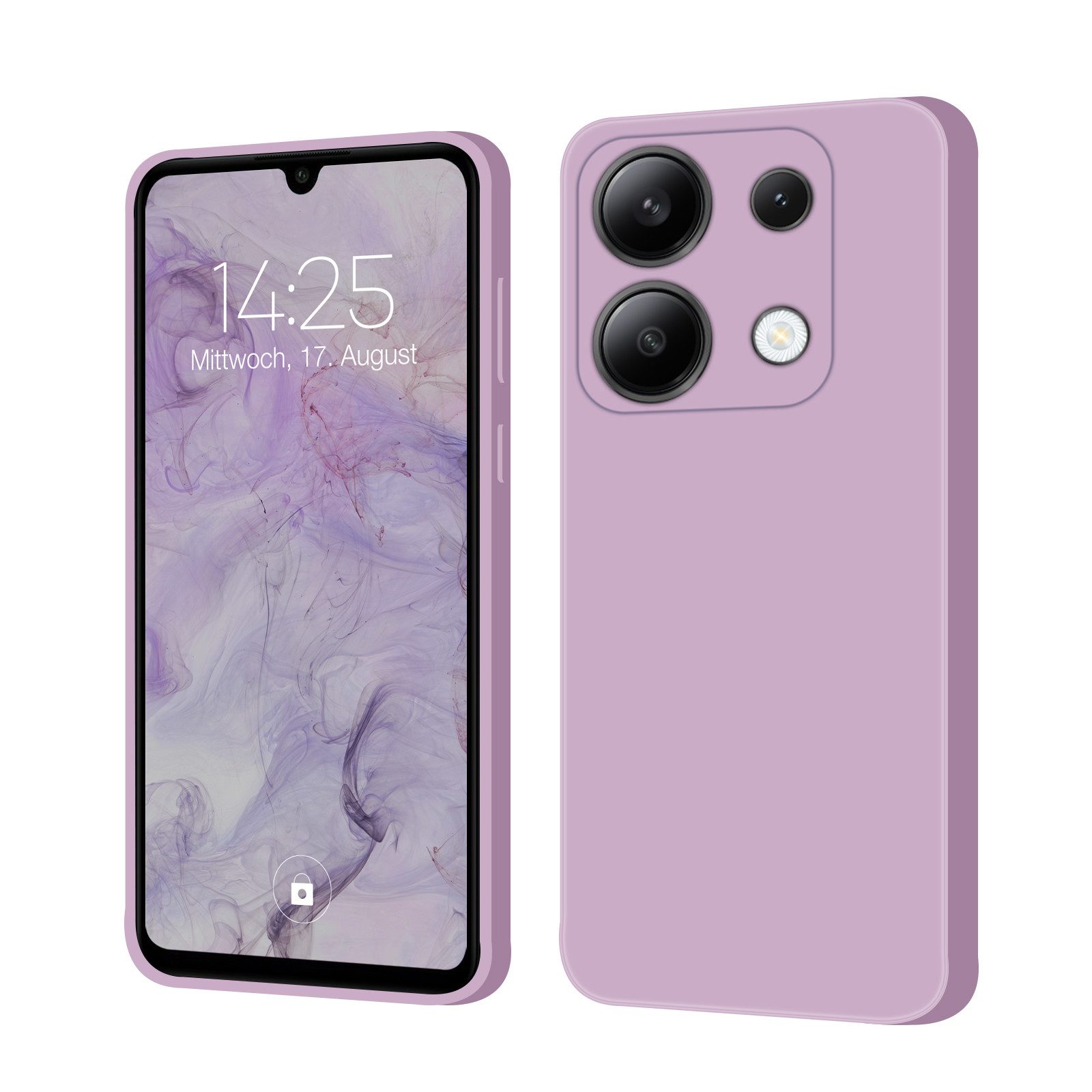 Tec-Expert Handyhülle SoftGrip Cover Hülle für Xiaomi Redmi Note 13 5G, Handy Case Bumper integrierter Kameraschutz flexibel