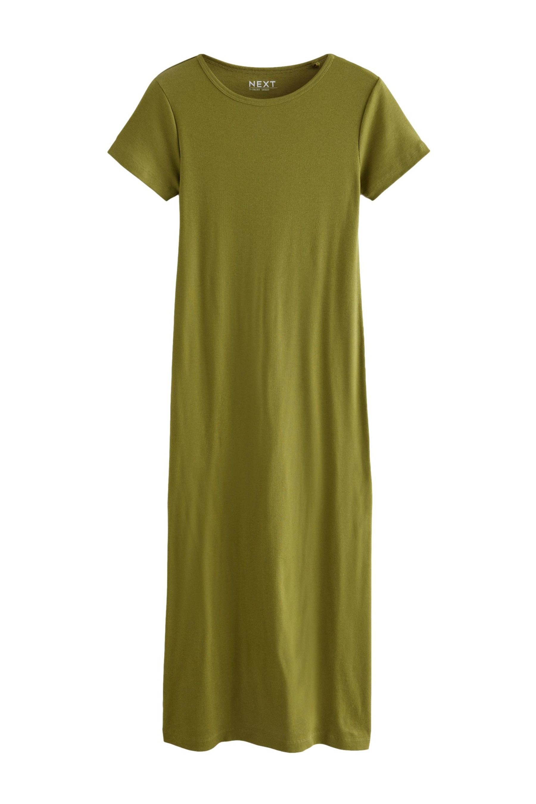 Next Maxikleid Gestuftes T-Shirt-Kleid in Maxilänge günstig online kaufen
