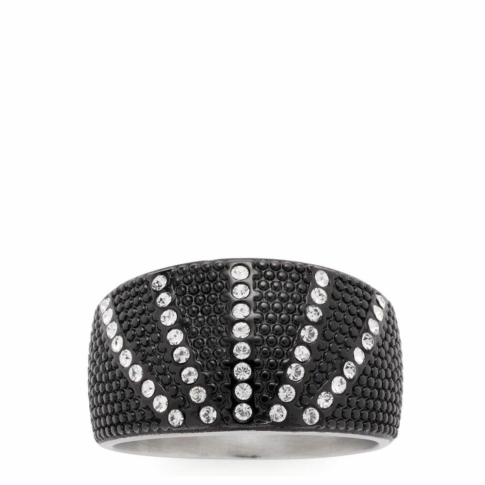 LEONARDO Fingerring Dina Silber 17 schwa... LEONARDO Fingerring Dina Silber 17 schwa...