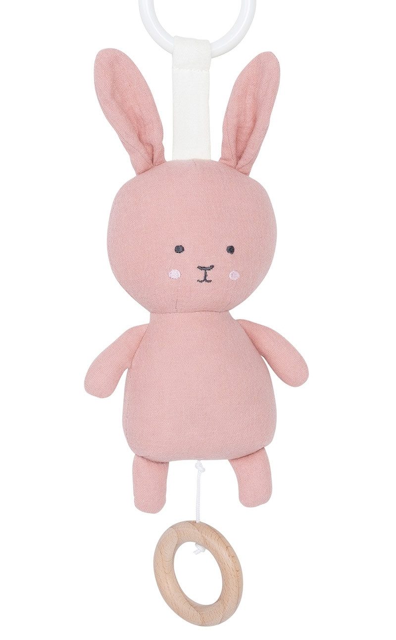 JaBaDaBaDo Spieluhr Baby Spieluhr Einschlafhilfe Teddy oder Bunny 28cm