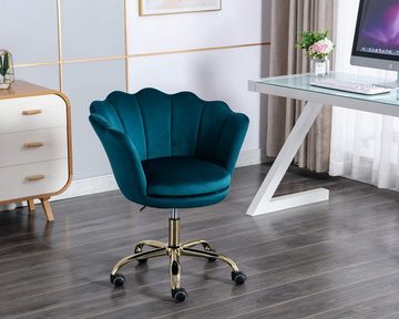 WAHSON OFFICE CHAIRS Loungesessel Bürostuhl Kunstfell Drehstuhl mit Rollen