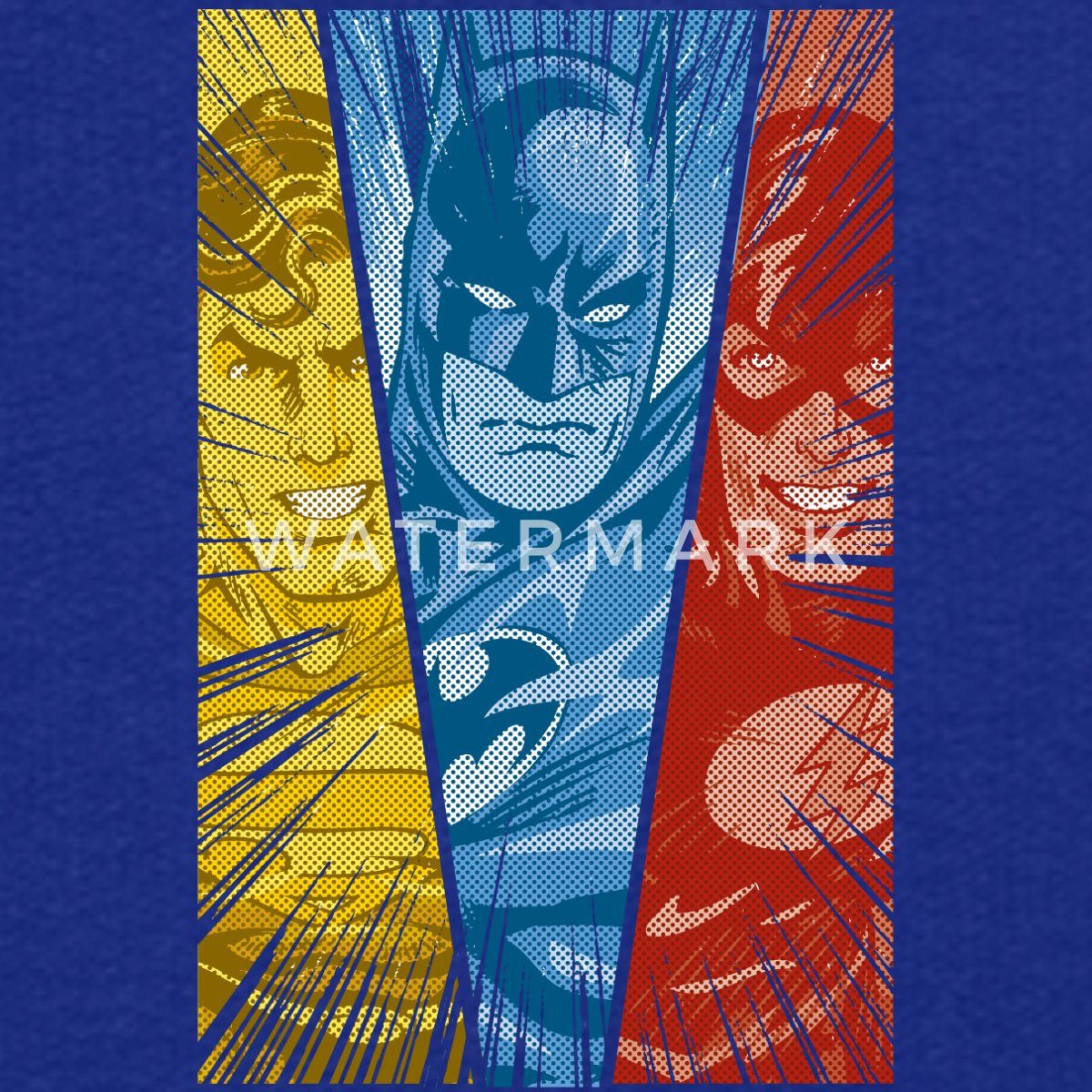 Spreadshirt Hoodie DC Comics Justice League Superman Batman Flash Kinder Premium Hoodie (1-tlg)