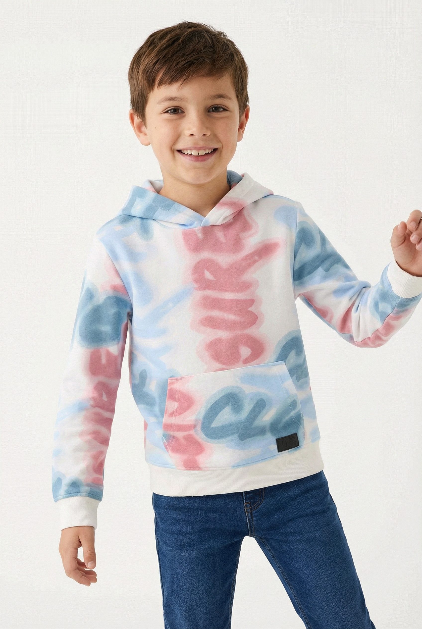 TOM TAILOR Hoodie mit Graffiti-Wording, für Boys