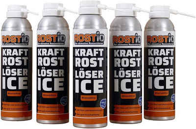 Rostio Kraft Rostlöser ICE, Eis-Rostlöser Spray Rostentferner (5-St)