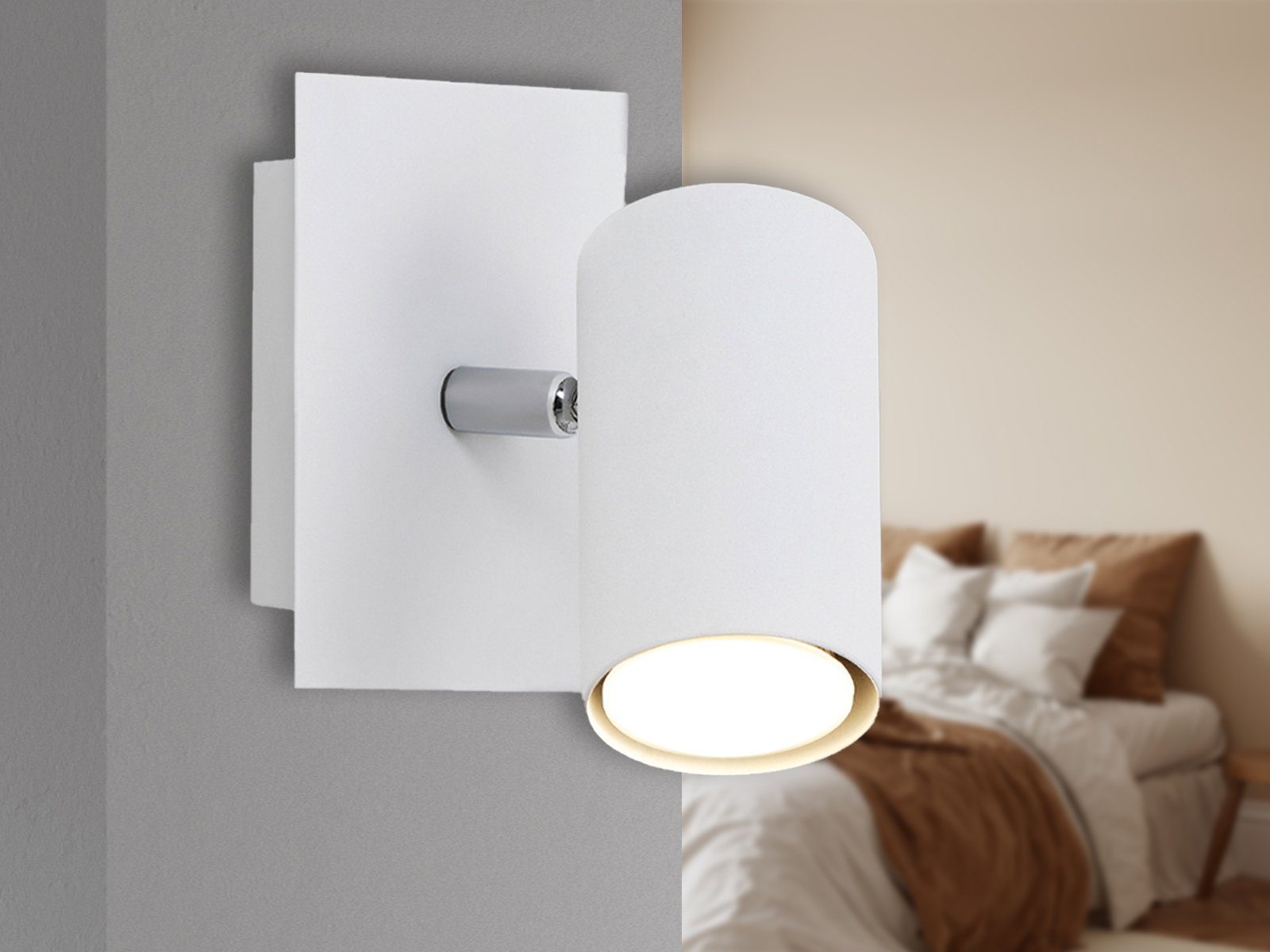 TRIO Leuchten LED Wandstrahler, Dimmfunktion, LED wechselbar, Warmweiß, inn günstig online kaufen