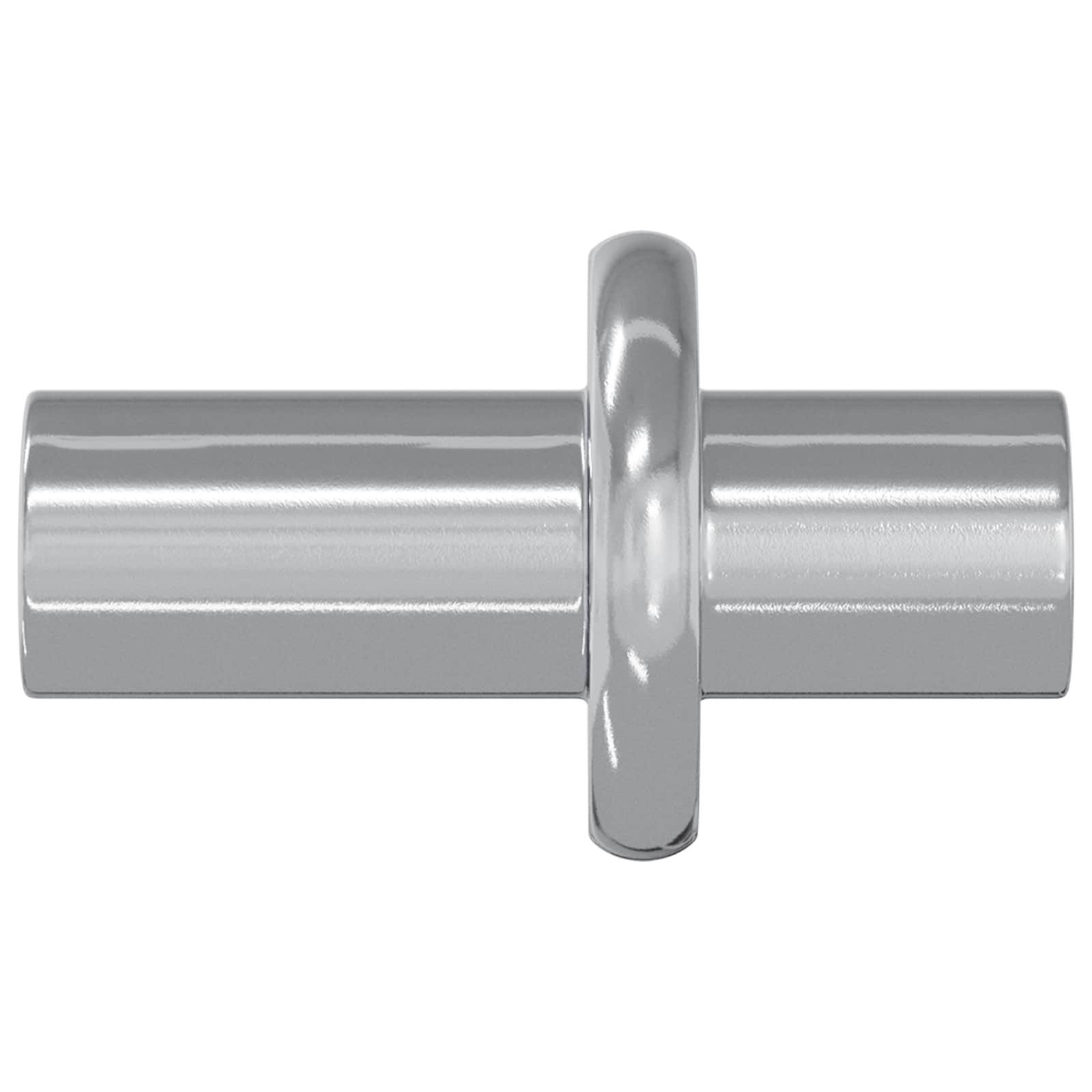 vidaXL Regaleinsatz, Regalstecker Uni 12 pcs Silber 8,6 x 8,6 x 14,6 mm Stahl