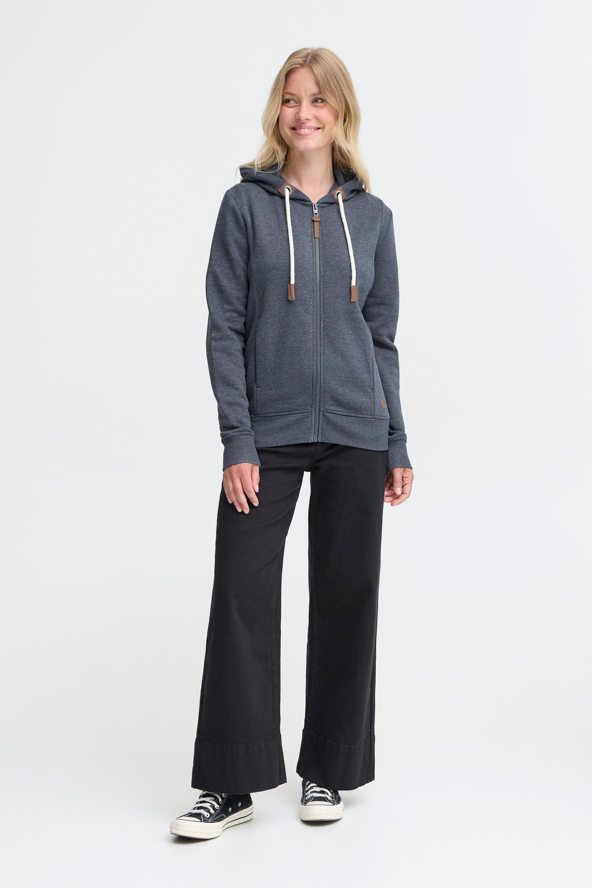 OXMO Sweatjacke OXMille Modische Sweatjacke mit Kapuze
