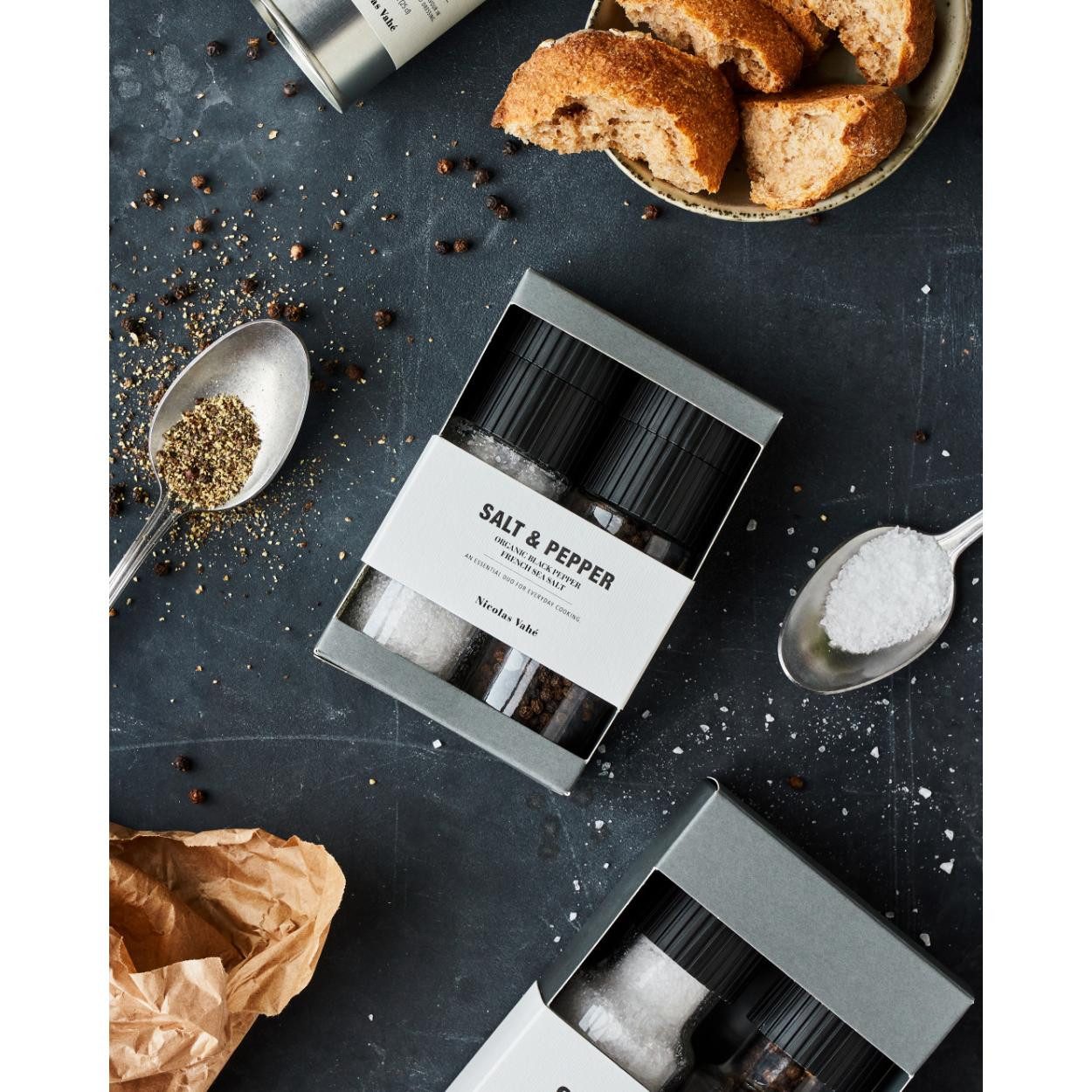 Nicolas Vahé Gewürz Geschenkbox Salt & Organic Pepper (2-teilig) – Bild 4 von 5
