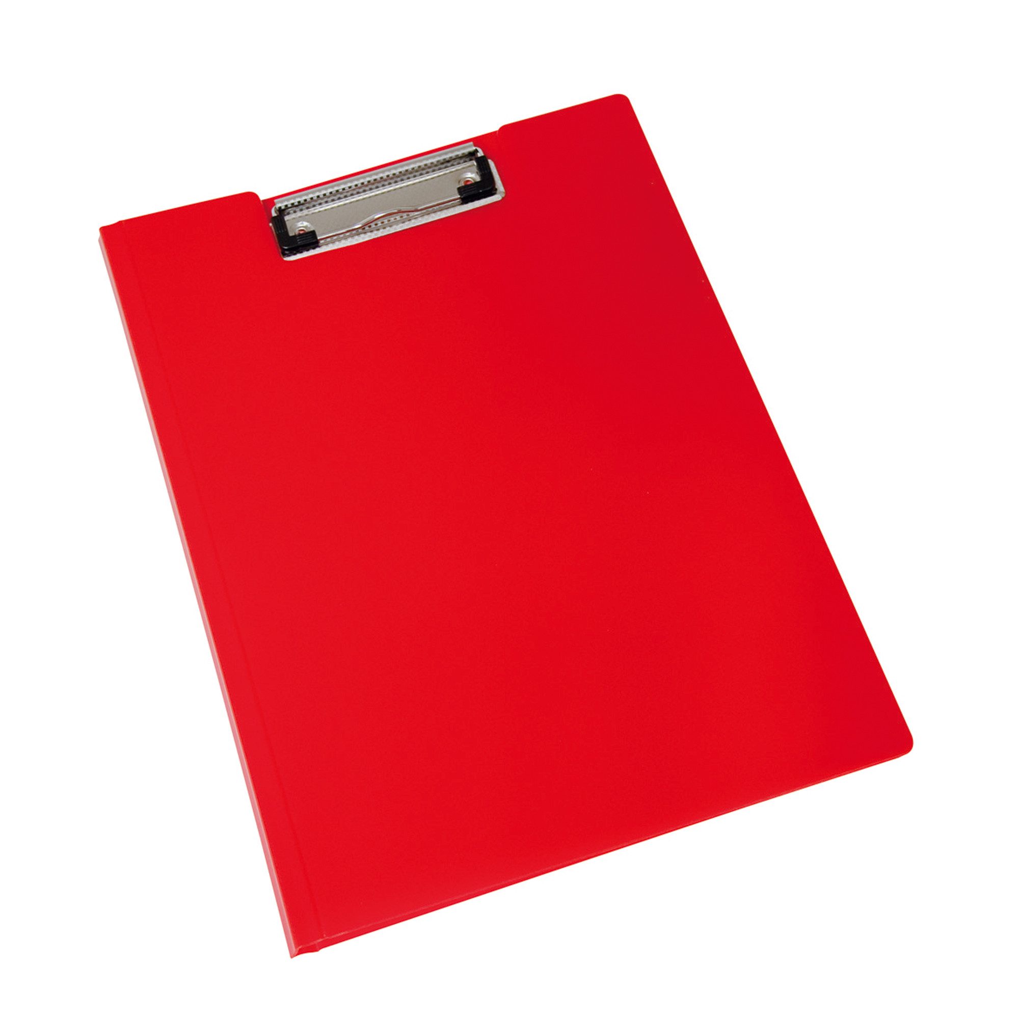 Schreibmappe Klemmbrettmappe DIN A4 Polypropylen rot.