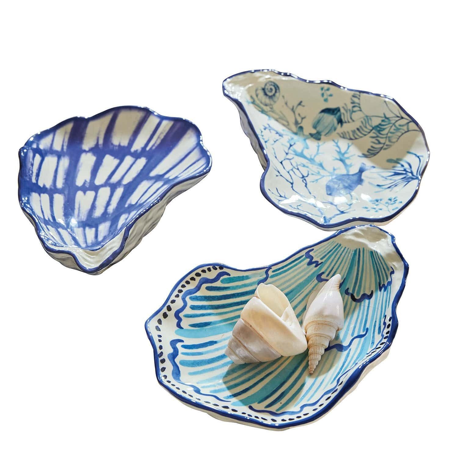Dekoschale Schale 3er Set Allarmont blau/türkis