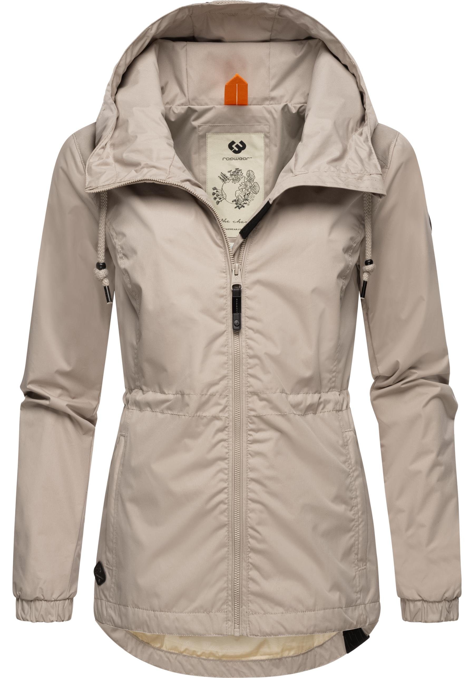 Ragwear Outdoorjacke Danka Wasserdichte Übergangsjacke mit großer Kapuze günstig online kaufen