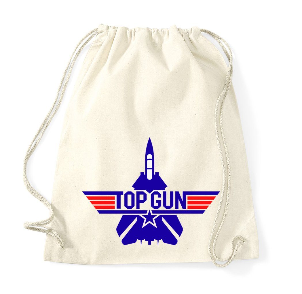 Turnbeutel aus Baumwolle Top Gun F-14 Tomcat 80s 90s Kino Maverick Einkaufstasche