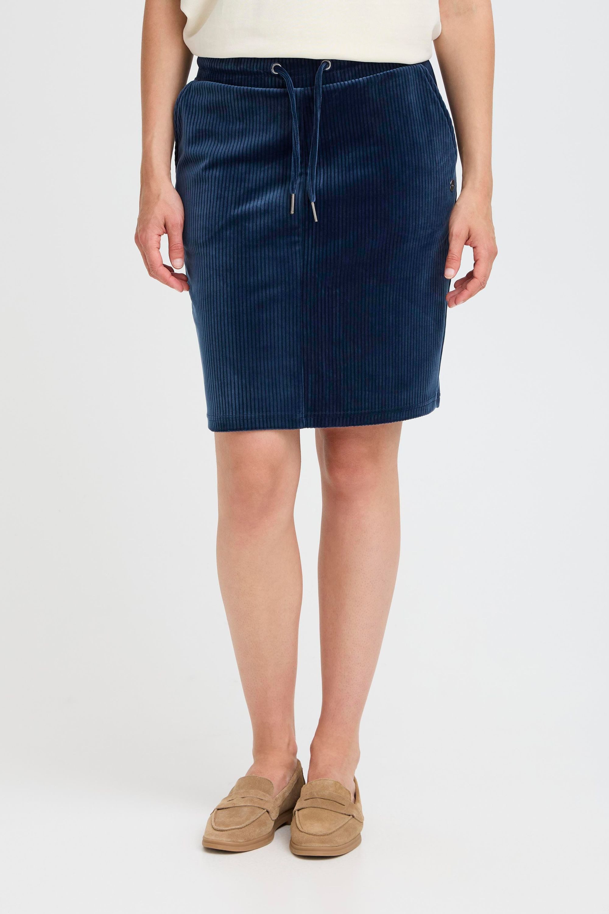 OXMO Midirock OXEBBA SKIRT Moderner Rock mit Bindeband günstig online kaufen