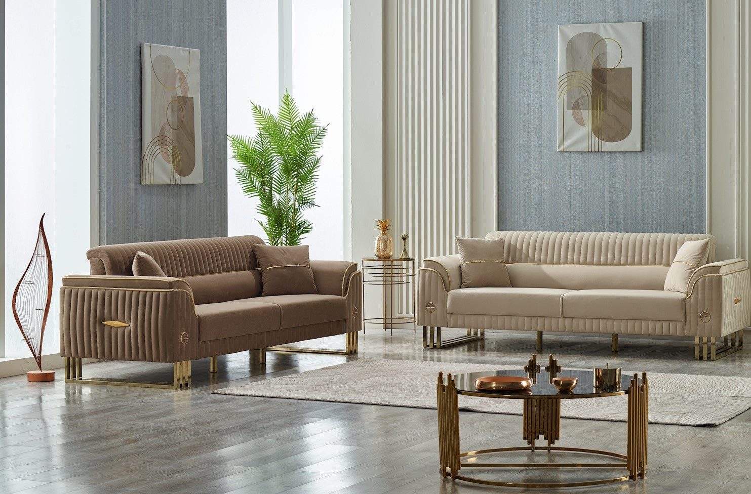 Villa Möbel Polstergarnitur New Flavia, (Set, günstig online kaufen