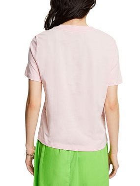 Esprit T-Shirt Jersey-T-Shirt mit Logo (1-tlg)